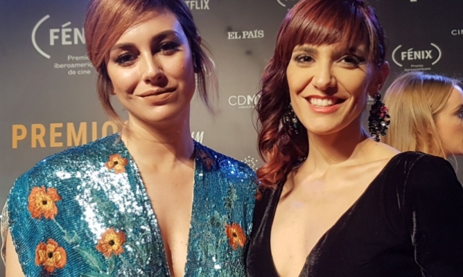 Lu sapena estuvo presente con la RPC en la alfombra roja de los premios Fenix en Ciudad de Mexico.